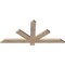 Ekena Millwork Kennewick Smooth Timber Gable Bracket, Douglas Fir, 48"W x 22"H x 1 1/2"D x 3 1/2"F, 11/12 Pitch GBW048X22X0204KEN00SDF - alternate 2